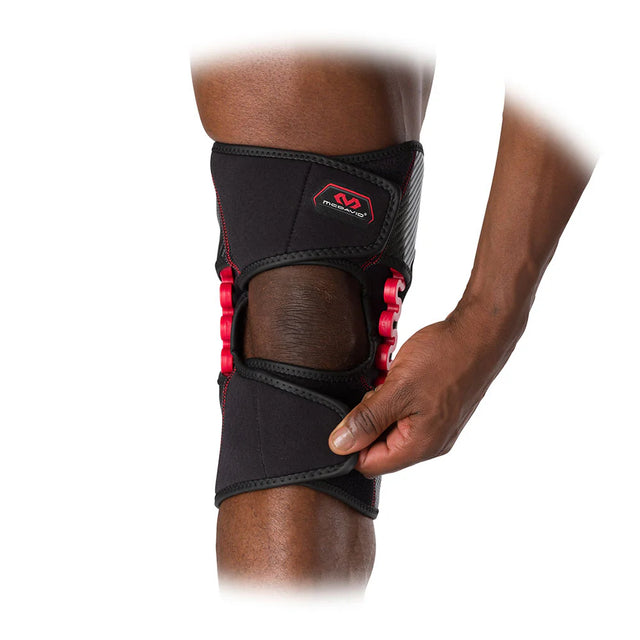 429X | Parallel Hinge Axis Donut knee cover, upper and lower straps, cross straps