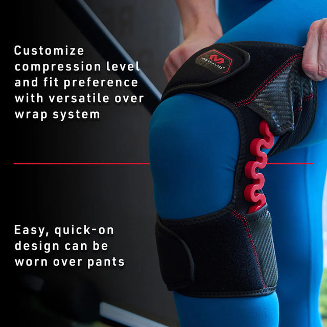 429X | Parallel Hinge Axis Donut knee cover, upper and lower straps, cross straps