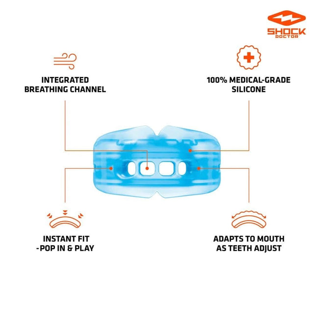 Shock Doctor Double Braces | ฟันยางกีฬาสําหรับคนจัดฟัน - MCDAVID