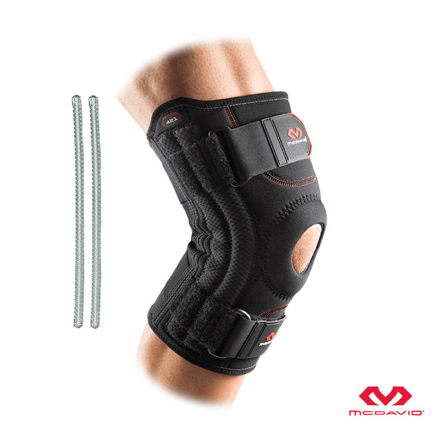 425 | 421 | Dual spring-loaded knee brace