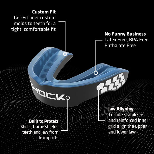 Shock Doctor | Gel Max Power | Maximum Protection Sports Mouthguard